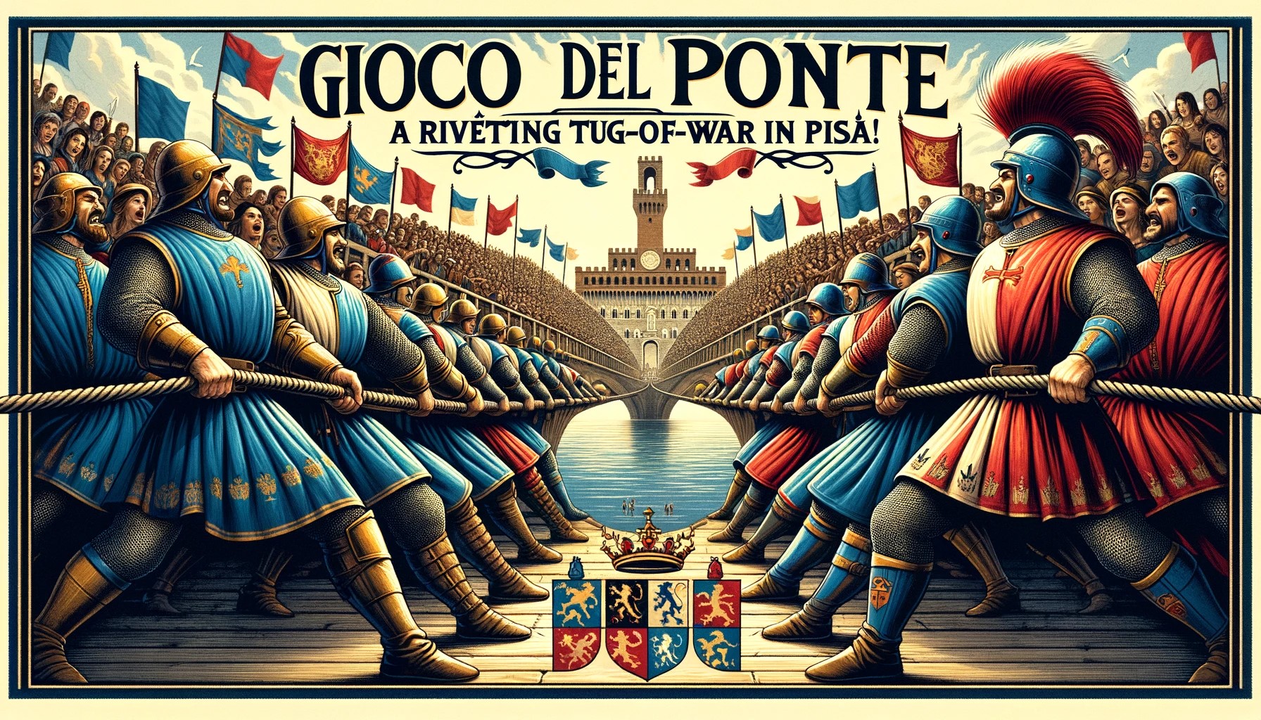 Game on the Bridge in Pisa